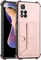 Etui i futerały do telefonów - Etui King Design kompatybilne z Xiaomi Redmi Note 11 Pro / Note 11 Pro+ 5G - plastikowe, miękkie etui na telefon komórkowy w kolorze różowego złota - miniaturka - grafika 1