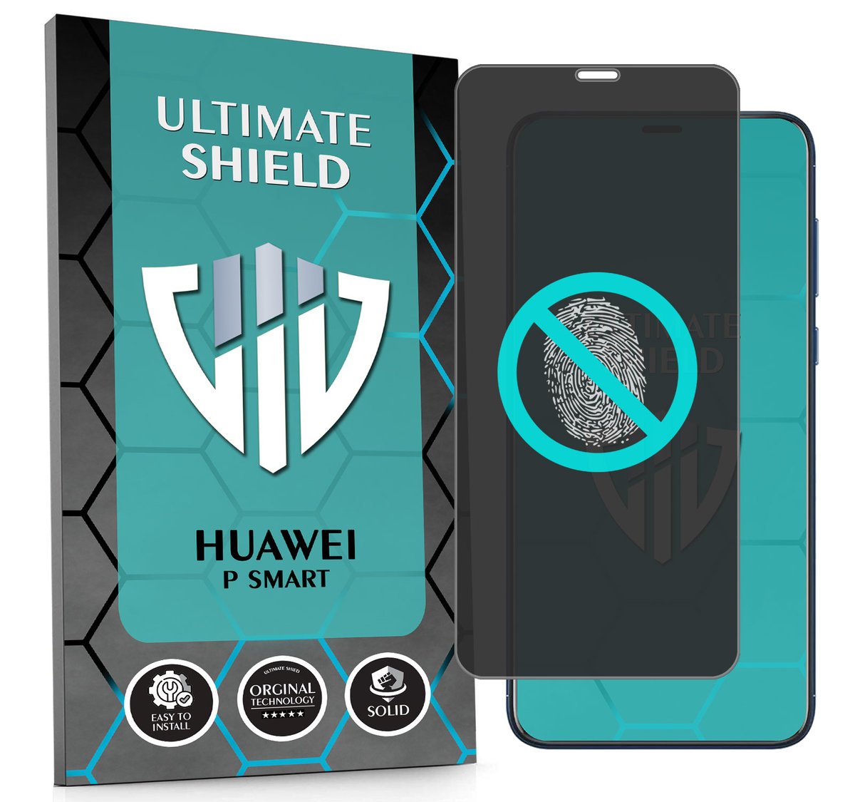 NAJLEPSZE SZKŁO 5D PEŁNE DO HUAWEI P SMART SZKIEŁKO NIETŁUKĄCE ORYGINAŁ