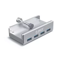 Huby USB - ORICO Aluminiowy Hub 4porty usb 3.0 przykręcany - miniaturka - grafika 1