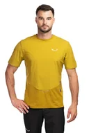Koszulki męskie - Salewa Koszulka trekkingowa męska Pedroc Dry Wind T-Shirt żółta 52_XL - miniaturka - grafika 1