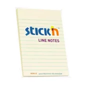 Etykiety samoprzylepne i bloki etykiet - Stickn Notes samoprzylepny 152x101mm 100K żółty pastel - miniaturka - grafika 1