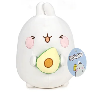 MOLANG MASKOTKA KRÓLICZEK 25CM Z AWOKADO ORYGINALNY PLUSZAK - Maskotki i pluszaki - miniaturka - grafika 1