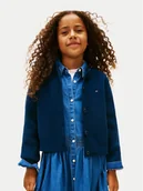 Swetry damskie - Tommy Hilfiger Kardigan KG0KG08953 S Różowy Regular Fit - miniaturka - grafika 1