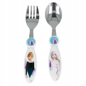 Sztućce dla dzieci - Kraina lodu zestaw obiadowy widelec łyżka - miniaturka - grafika 1