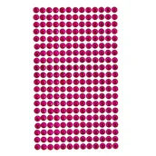 Zabawki kreatywne - Dalprint Kryształki samoprzylepne DPCRAFT 6mm, 260 szt. - fuchsia AB224DLP - miniaturka - grafika 1
