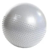 Piłki do ćwiczeń - Piłka gimnastyczna HMS YB03N Jasnoszary (65 cm) - miniaturka - grafika 1