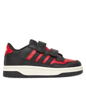 Buty dla chłopców - Sneakersy adidas Rapid Court JR1021 Czarny - miniaturka - grafika 1
