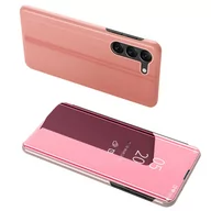 Etui i futerały do telefonów - Hurtel Clear View Case etui do Samsung Galaxy S23 pokrowiec z klapką różowe - miniaturka - grafika 1