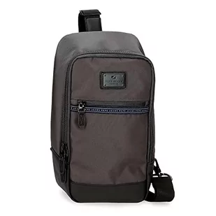 Pepe Jeans Iron Bagaż, Torba kurierska Mężczyzna, Szary, Mochila para Portátil Doble Compart. Adaptable, plecak na laptopa z dwiema kieszeniami, regulowany - Koszulki męskie - miniaturka - grafika 1