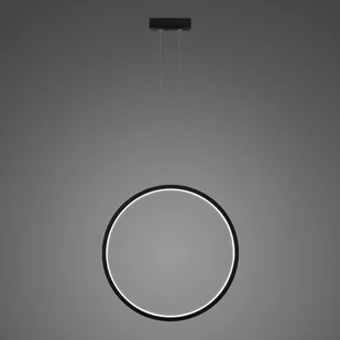 Lampa wisząca Ledowe okręgi No.1 X Φ80cm in 4k 43W czarny Altavola Design - Lampy sufitowe - miniaturka - grafika 1