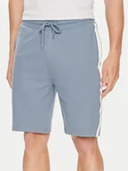 Spodenki męskie - Tommy Hilfiger Szorty sportowe UM0UM03008 Niebieski Regular Fit - miniaturka - grafika 1