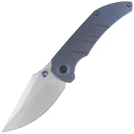 Noże - Nóż składany WE Knife Riff-Raff Blue Titanium, Hand Rubbed Satin CPM 20CV by Matthew Christensen (WE22020B-2) - miniaturka - grafika 1