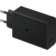 Ładowarki do telefonów - Samsung 65W Power Adapter Trio - Black EP-T6530NBEGEU - miniaturka - grafika 1