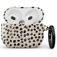 Akcesoria do słuchawek - Etui na słuchawki BURGA Almond Latte do Apple AirPods 3 Beżowo-czarny - miniaturka - grafika 1