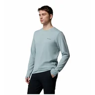 Koszulki sportowe męskie - Męska koszulka Columbia Tech Trail™ Utility Warm Ls Crew Rozmiar: M / Kolor: turkusowy - miniaturka - grafika 1