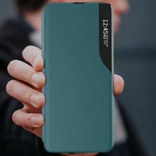 Eco Leather View Case elegancki futerał etui z klapką i funkcją podstawki Samsung Galaxy A22 4G pomarańczowy - Etui i futerały do telefonów - miniaturka - grafika 9