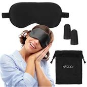 Akcesoria do bielizny - Jedwabna opaska na oczy do spania 4FIZJO - miniaturka - grafika 1