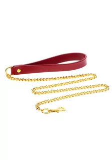 Akcesoria BDSM - Boss Of Toys Chain Leash 30-17156-X-RED - grafika 1