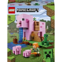 LEGO MINECRAFT DOM W KSZTAŁCIE ŚWINI 21170 - Klocki - miniaturka - grafika 2