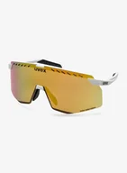 Okulary przeciwsłoneczne - Okulary rowerowe Uvex Pace Stage CV - white matt/mir.gold - miniaturka - grafika 1