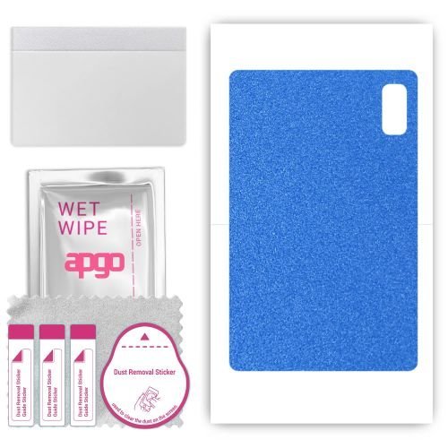 folia naklejka skórka strukturalna na TYŁ do HTC A103 Plus - Niebieski Pastel Matowy - apgo SKINS