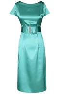 Sukienki - Sukienka FSU199 TURKUSOWY CIEMNY - Fokus - miniaturka - grafika 1