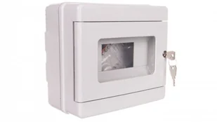 elettrocanali Przycisk ppoż. - obudowa 1x8 200x180x100 szary IP65 EC64108 EC64108 - Rozdzielnie elektryczne - miniaturka - grafika 2