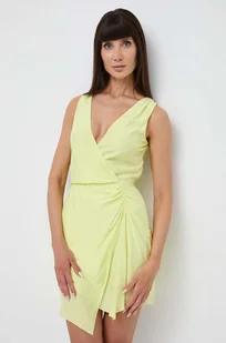 Patrizia Pepe sukienka kolor zielony mini rozkloszowana 2A2767 A057 - Sukienki - miniaturka - grafika 1