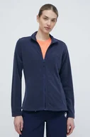 Bluzy damskie - Jack Wolfskin bluza sportowa Taunus kolor granatowy gładka - miniaturka - grafika 1