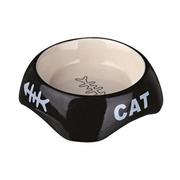 Miski dla kotów - Trixie Ciężka Miska Podwójna - Plastikowa 2X0,2L Tx-24498 - miniaturka - grafika 1