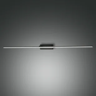 Fabas Luce Oświetlenie lustra LED Nala, czarne, szerokość 110 cm, metalowe - Lampy ścienne - miniaturka - grafika 1
