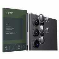Szkła hartowane na telefon - Hofi Szkło hartowane na obiektyw CamRing Pro+ do Samsung Galaxy S22 Ultra Czarny - miniaturka - grafika 1