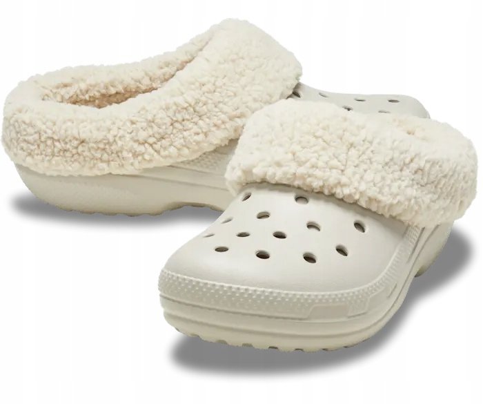 Damskie Ocieplane Buty Chodaki Crocs Classic Blitzen IV 210846 Clog 42-43