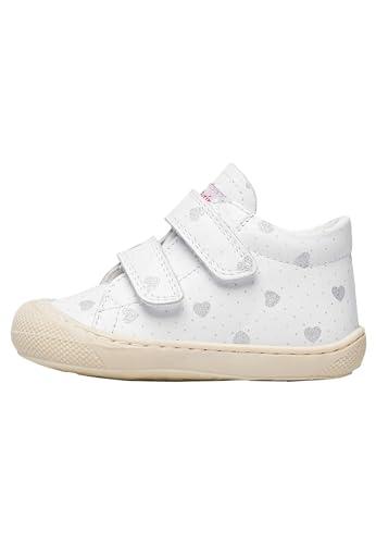 Naturino Cocoon VL, buty dziecięce, biały-Srebrny, 27 EU, Biały srebrny, 27 EU