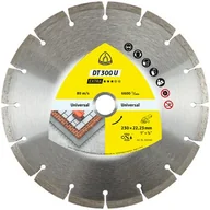 Tarcze do pił - Klingspor diamentowa tarcza do cięcia dt300u Extra, średnica 230 MM, 22,23 MM, 325348 325348 - miniaturka - grafika 1