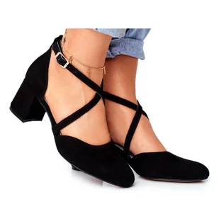 Czółenka Damskie Maciejka Skórzane Czarne 04070-01 - Czółenka - miniaturka - grafika 1