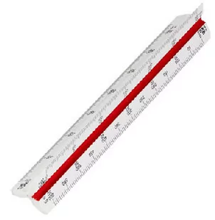 Leniar Linijka skalówka 15cm 20011 1:10,20,25,30,40,50 li 0390333 - Przybory szkolne - miniaturka - grafika 1