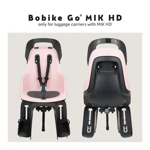 Fotelik row.Bobike GO bagażnik MIK HD Candy Pink - Foteliki rowerowe - miniaturka - grafika 1
