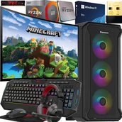 Zestawy komputerowe - ZESTAW KOMPUTER DO GIER RYZEN 5 32GB RAM 1TB M.2 NVMe WINDOWS 11|KOMPLET - miniaturka - grafika 1