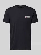 Koszulki męskie - T-shirt z nadrukiem z logo model ‘KASBA’ - miniaturka - grafika 1