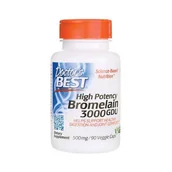 Suplementy naturalne - Doctor's Best Bromelaina (90 kaps.) - miniaturka - grafika 1
