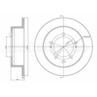Szczęki hamulcowe - METELLI Tarcza hamulcowa 23-1650C - miniaturka - grafika 1