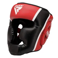 Ochraniacze do sportów walki - RDX Kask bokserski Aura T-17 czerwony - miniaturka - grafika 1