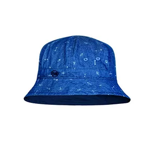 Buff dziecięce strzały dżinsowa czapka wiaderkowa, niebieska, jeden rozmiar 120041.788.10.00 - Czapki damskie - miniaturka - grafika 1