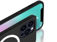 Akcesoria do tabletów i e-booków - Etui do Mag Safe Alogy do ładowarek Qi do iPhone 12 Pro Max Czarne - miniaturka - grafika 1