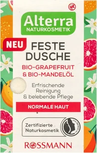 ALTERRA MYDŁO W KOSTCE BIO GRAPEFRUIT I OLEJ MIGDAŁOWY 100 G - Mydła - miniaturka - grafika 1