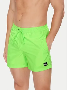 Quiksilver Szorty kąpielowe Everyday Solid Volley 15 EQYJV04120 Zielony Regular Fit - Kąpielówki męskie - miniaturka - grafika 1
