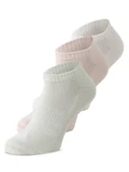 Skarpetki damskie - adidas Originals Skarpety w 3-paku Kobiety Bawełna zielony|różowy|biały jednolity, S - miniaturka - grafika 1