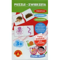 Alexander Puzzle - zwierzęta zabawa i nauka - Układanki dla dzieci - miniaturka - grafika 1