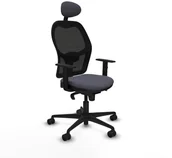 Fotele i krzesła biurowe - Krzesło Biurowe Piqueras y Crespo 1D036N1 Ciemny szary - miniaturka - grafika 1